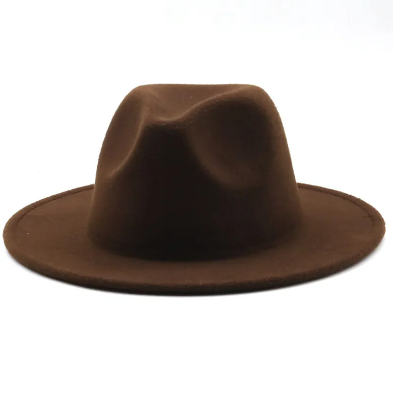 Women's Retro Solid Color Fedora