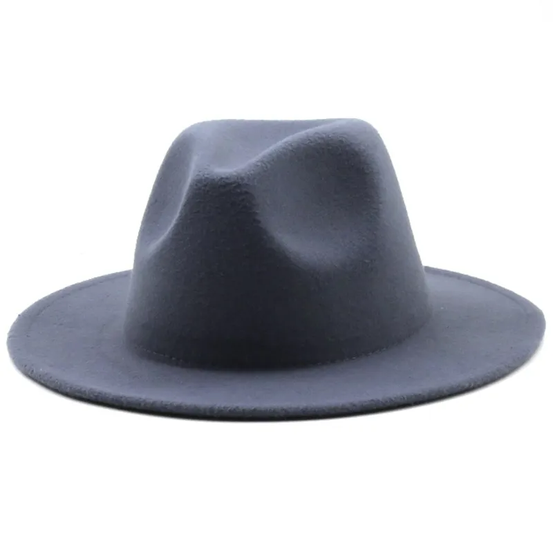 Women's Retro Solid Color Fedora