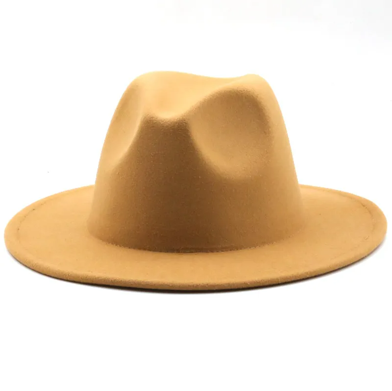 Women's Retro Solid Color Fedora