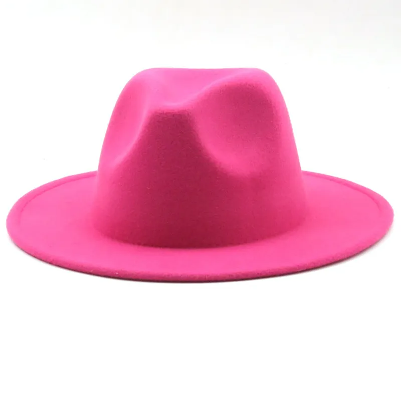 Women's Retro Solid Color Fedora