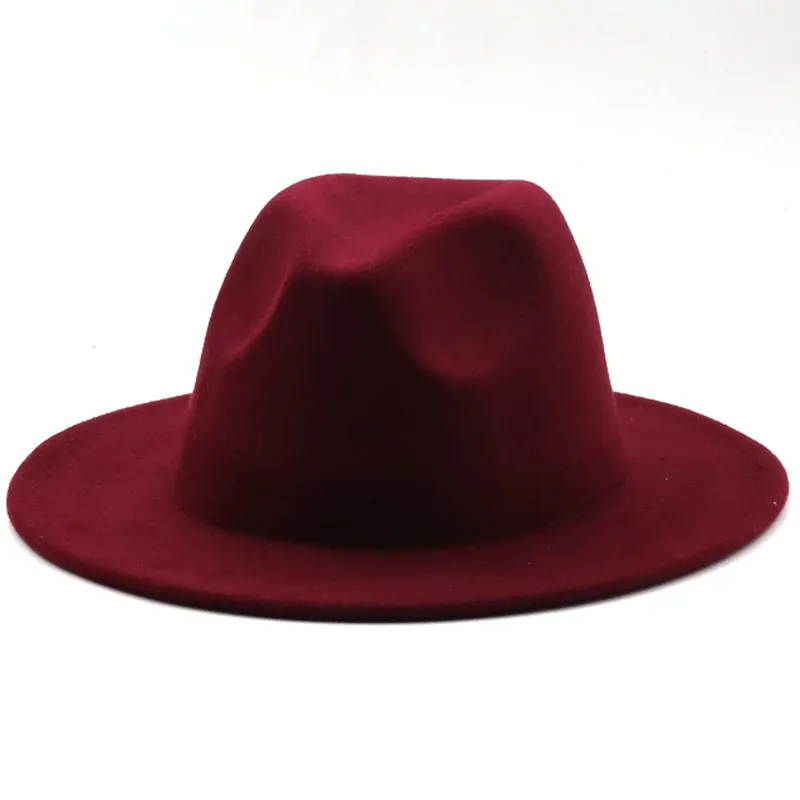 Women's Retro Solid Color Fedora