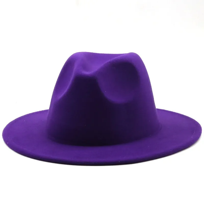 Women's Retro Solid Color Fedora