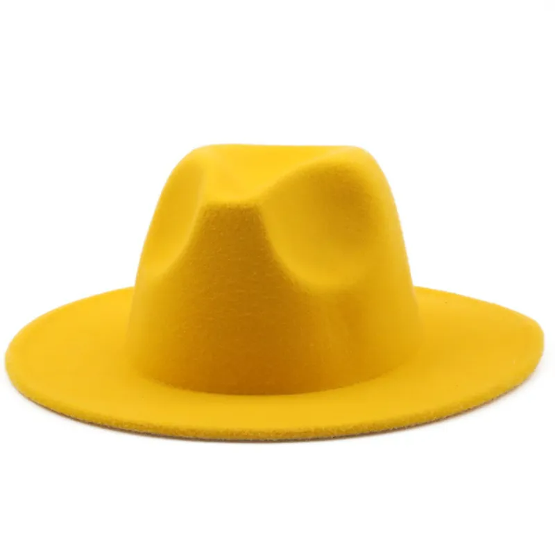 Women's Retro Solid Color Fedora