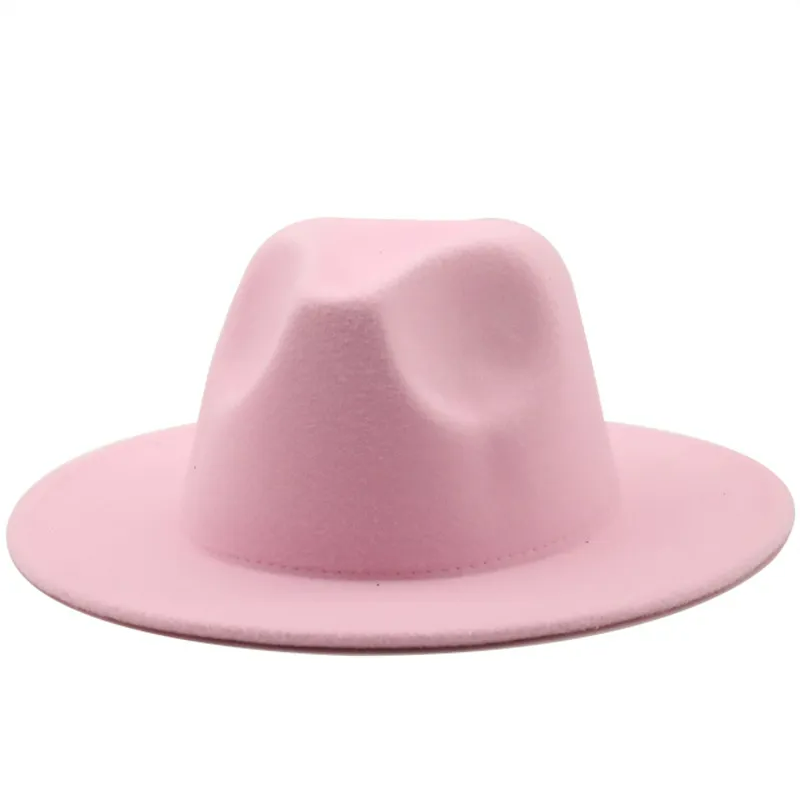 Women's Retro Solid Color Fedora