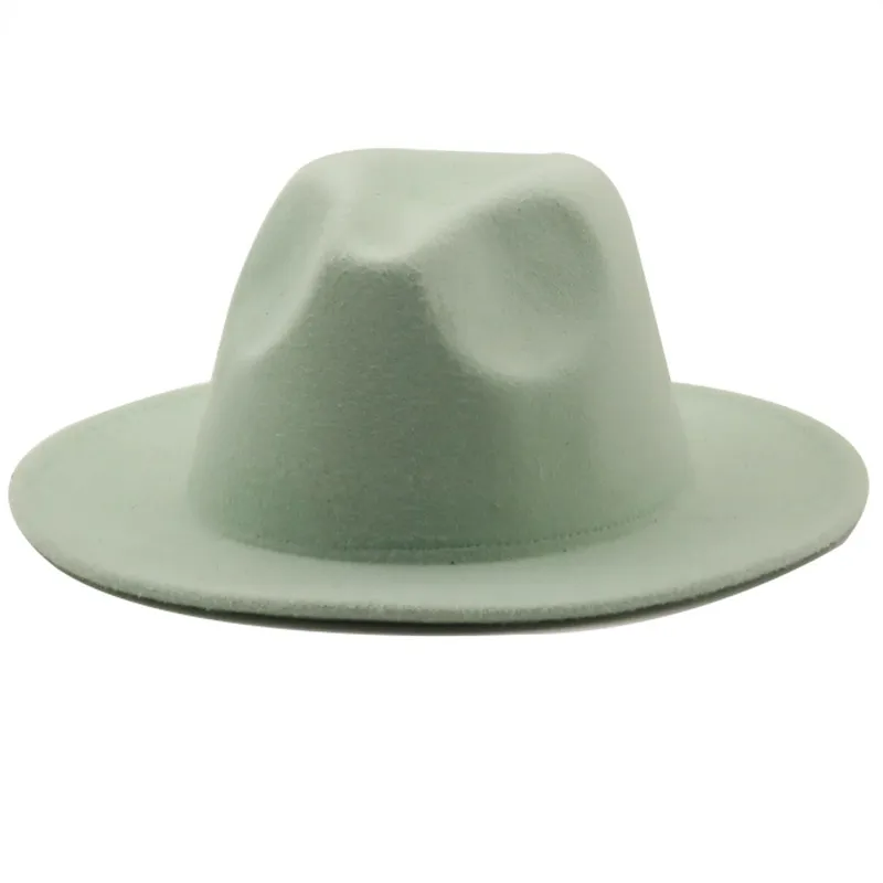 Women's Retro Solid Color Fedora