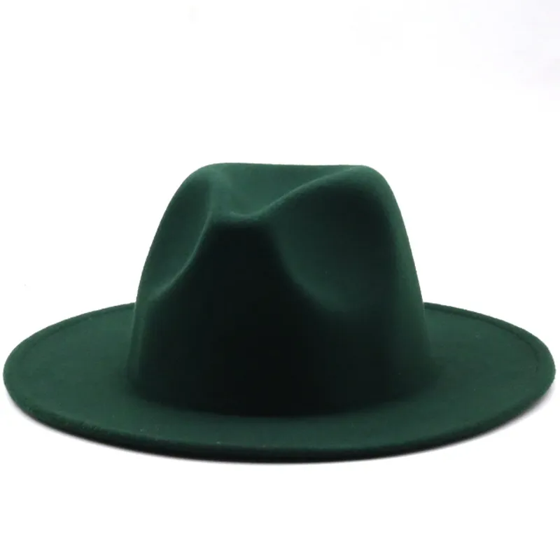 Women's Retro Solid Color Fedora