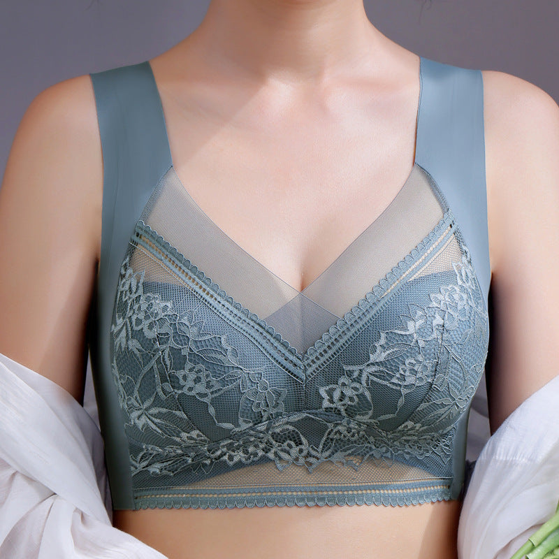 Beautiful Seamless Ice Silk Push-up Bras