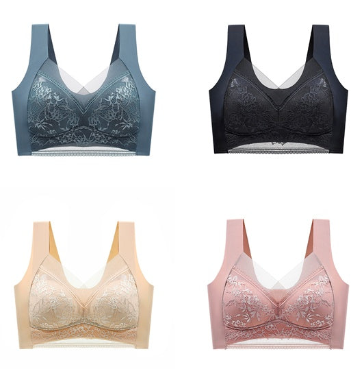 Beautiful Seamless Ice Silk Push-up Bras