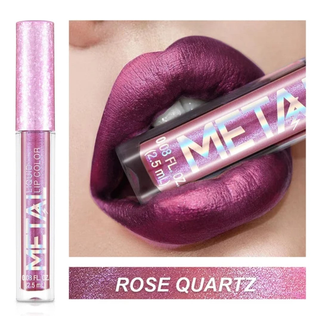 Matte Glitter Liquid Lip Gloss By Metal