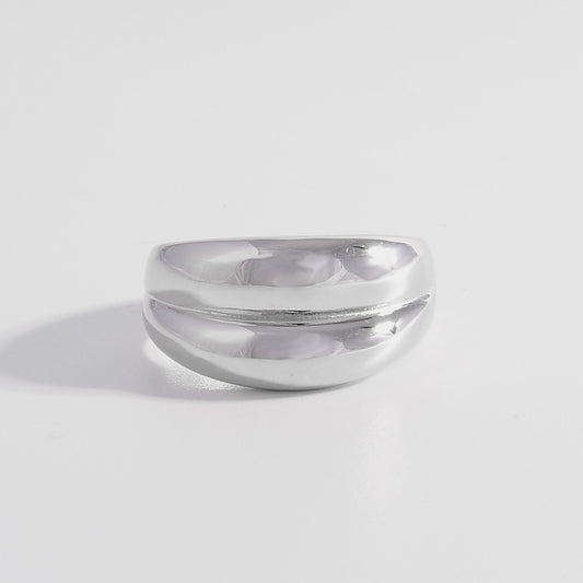 Sterling Silver Bulging Ring