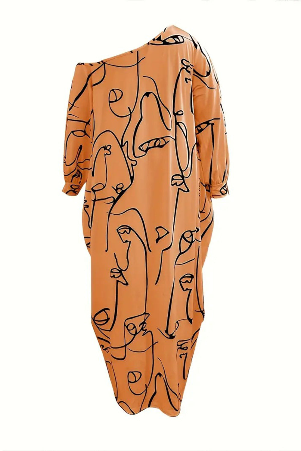 Graphic Oversized Maxi Dress