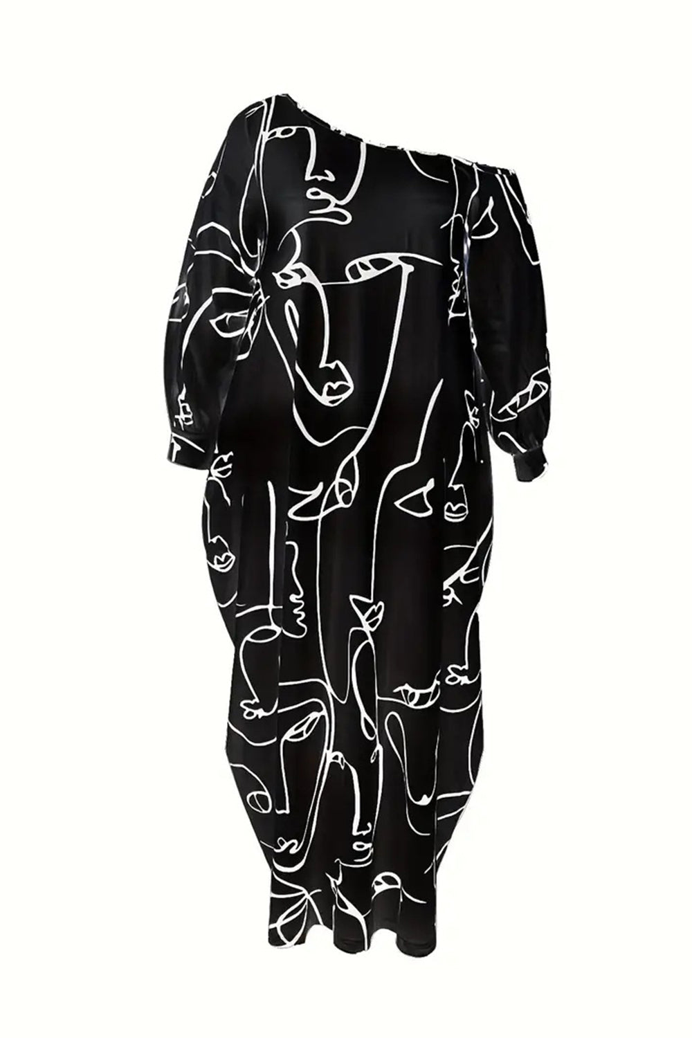 Graphic Oversized Maxi Dress