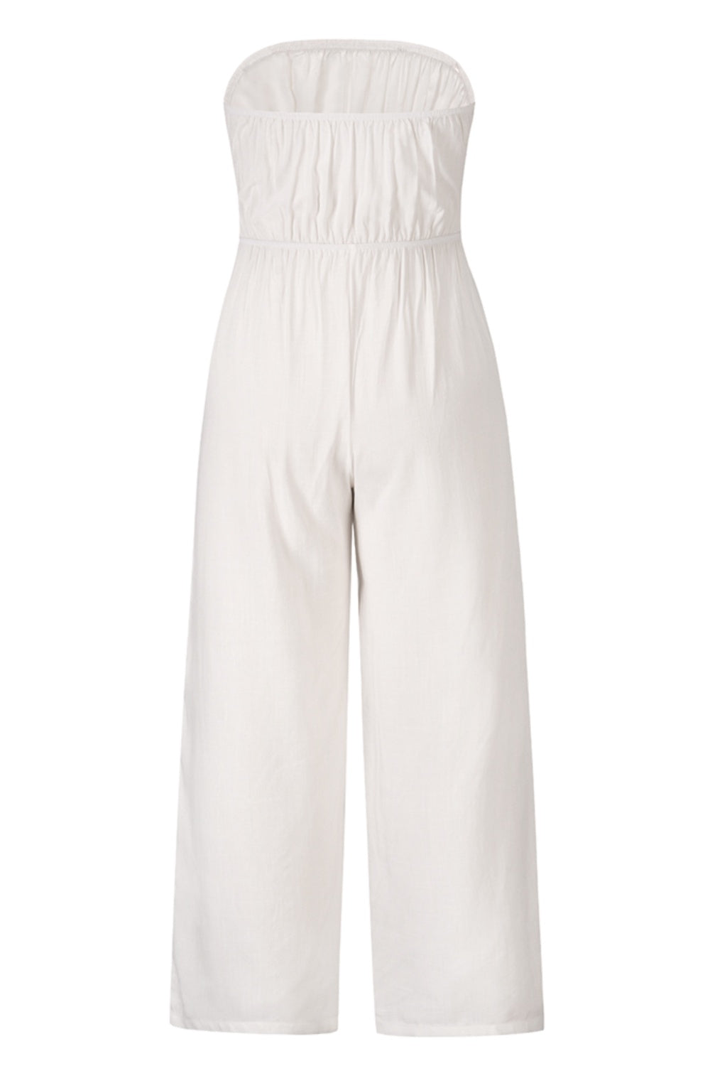 Tubetop Cutout Wide Leg Jumpsuit