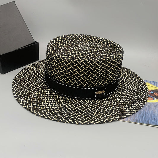 Paper Braided Summer Fedora