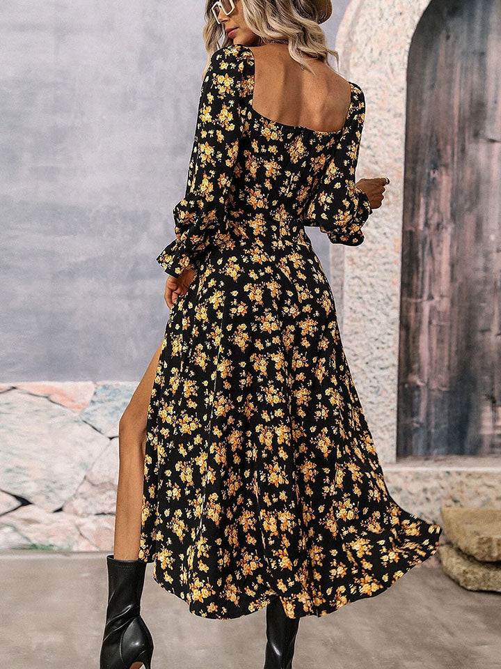 Flower Child Slit Dress