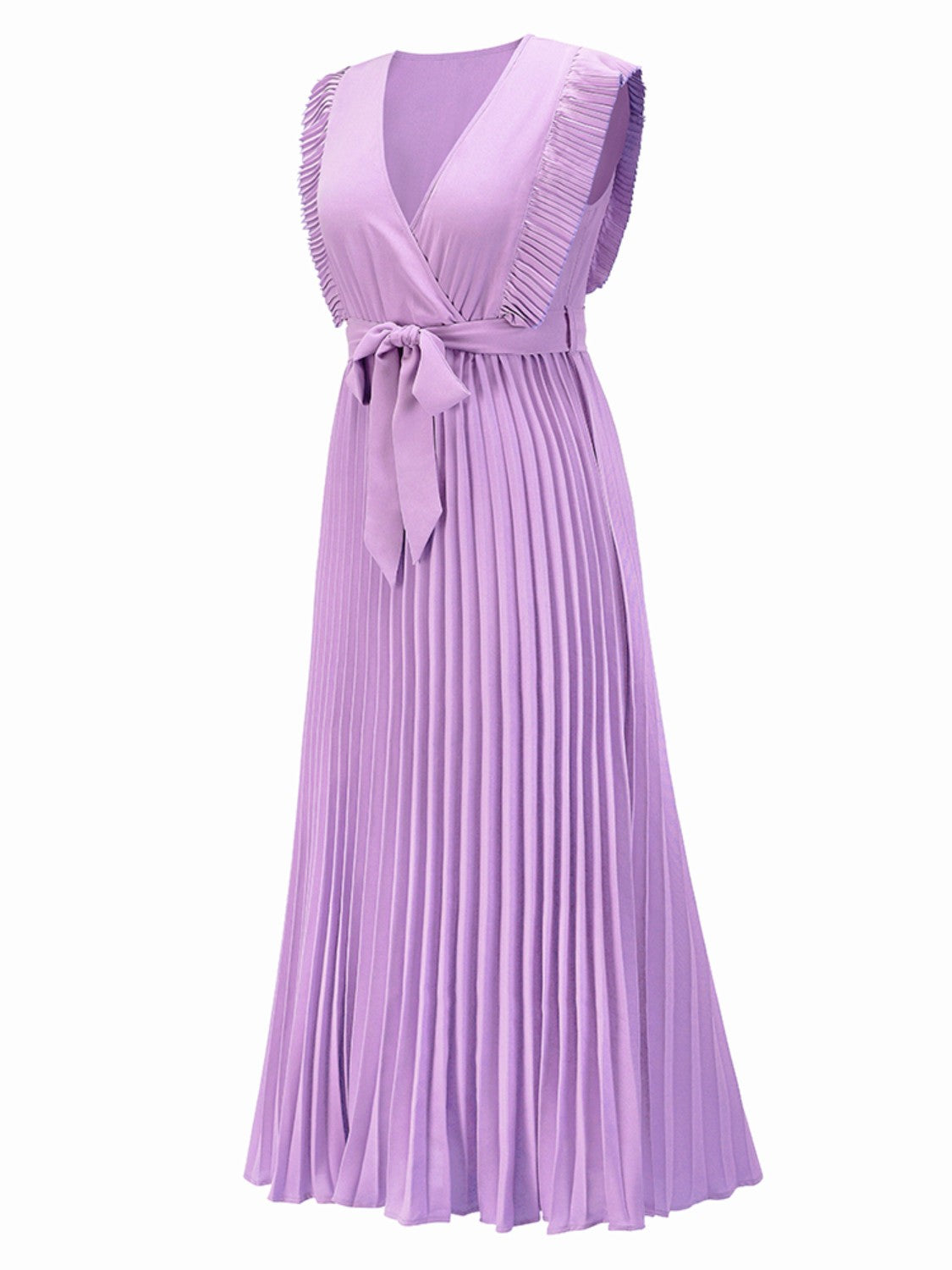 Alice's Cap Sleeve Pleated Dress