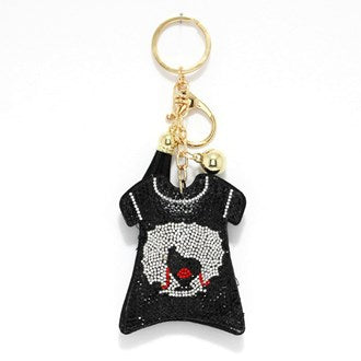 Crystal Embellished Keychain