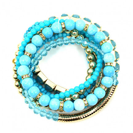 UNIK MULTI PIECE STRETCH BRACELET.