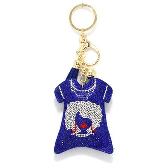 Crystal Embellished Keychain