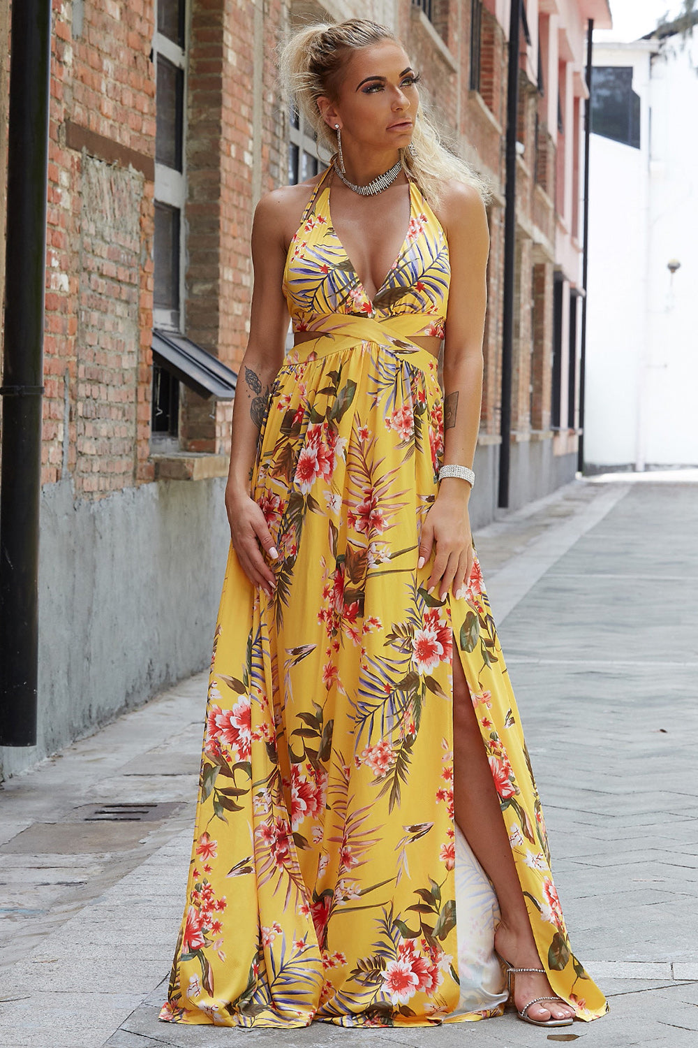 Banana Tree Halter Dress