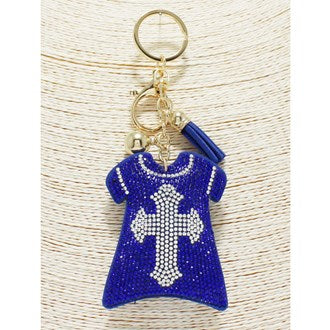 Crystal Embellished Keychain