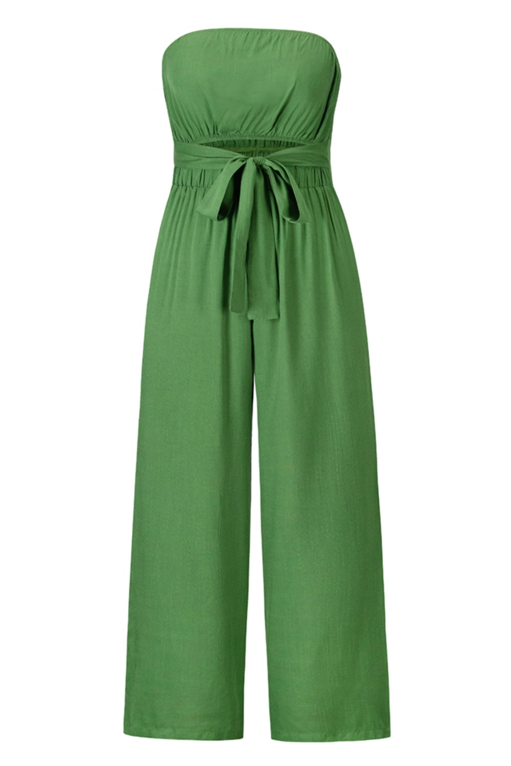 Tubetop Cutout Wide Leg Jumpsuit